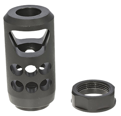 Ruger 90641 American Muzzle Brake Black Matte Steel 11/16"x24 Threads, 2.20" OAL, 1" Diameter 45-70 Gov/450 Bushmaster