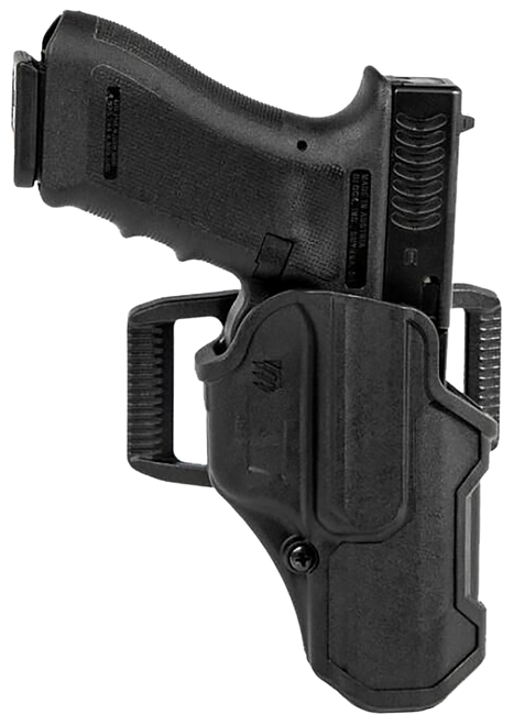 Blackhawk 410713BKR T-Series L2C Non-Light Bearing OWB Black Polymer Belt Loop/Clip Compatible w/Glock 20/21/37/38 Right Hand