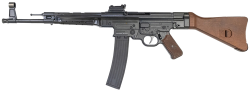 Mauser Rimfire 444.00.20 STG-44 *CA Compliant Full Size 22 LR 10+1 16.50" Black Barrel & Receiver,  Natural Wood Fixed Stock