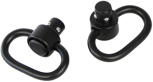 Bulldog BD884 Deluxe Push Button Swivel Black 1.25" Steel