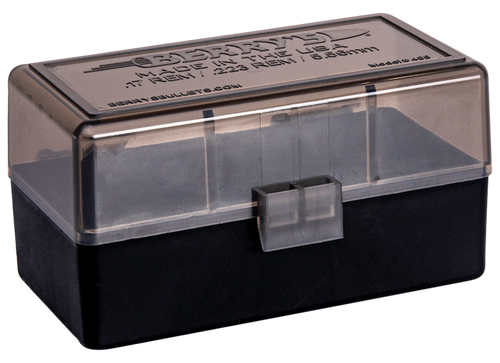Berry's 29682 Ammo Box  223Rem/5.56NATO Smoke/Black Polypropylene 50rd