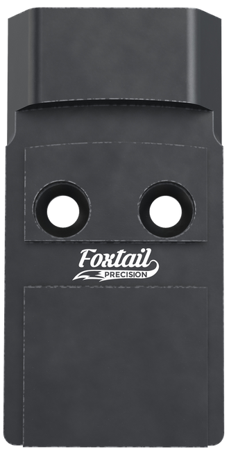 Foxtail Precision 100004 Red Dot Adapter Plate for Optics-Ready Pistol  Black Anodized CZ P10
