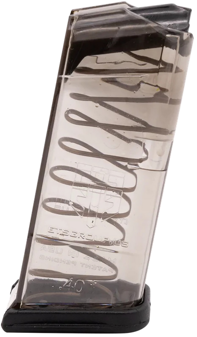 ETS Group GLK27 Pistol Mags  9rd 40 S&W Compatible w/ Glock 27 Clear Polymer