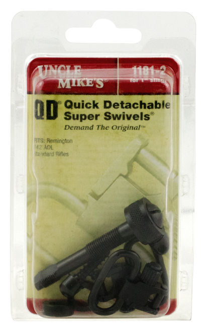 Uncle Mike's 11812 Super Swivel  for Remington 742 ADL Blued 1" Loop (Will Not Fit 742 BDL)