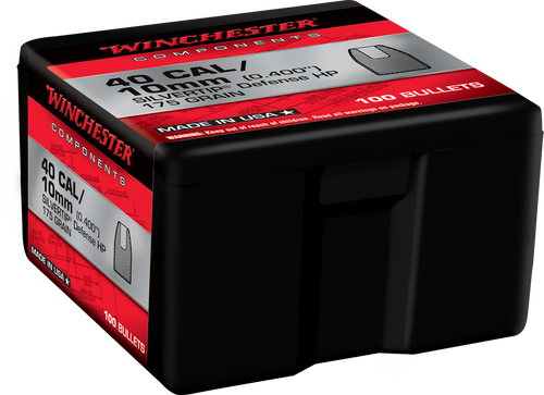 Winchester Ammo WB40ST175X Centerfire Handgun Reloading 40S&W 175gr Silvertip Hollow Point 100 Per Box/10 Case