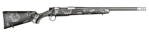 Christensen Arms 8010660000 Ridgeline FFT 375 H&H 3+1 24" Carbon Fiber Threaded Barrel, Stainless Steel Drilled & Tapped Receiver, Carbon w/Gray Accents Sporter FFT Carbon Fiber Stock