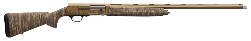 Browning 0118472004 A5 Wicked Wing 12 Gauge with 28" Barrel, 3.5" Chamber, 4+1 Capacity, Burnt Bronze Cerakote Metal Finish & Mossy Oak Bottomland Synthetic Stock Right Hand (Full Size)