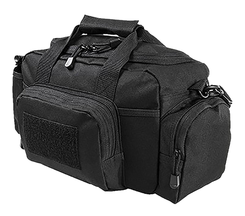 NcStar CVSRB2985B VISM Range Bag with Small Size, Side Pockets, PALs Webbing, Carry Handles, Pockets & Black Finish