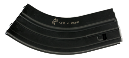 DuraMag 2868041207CPD SS  28rd 22 Nosler/6.8 SPC for AR-15 Black w/ Gray Follower Detachable