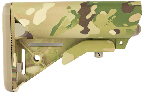 B5 Systems SOP1078 Enhanced SOPMOD Multi-Cam Synthetic for AR-Platform with Mil-Spec Receiver Extension (Tube Not Included)