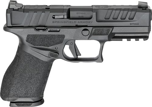 Springfield Armory EC9409BU15 Echelon  Compact Frame 9mm 15+1 4" Black Melonite Steel Barrel & Optic Ready/Serrated Steel Slide, Black Polymer Frame w/Picatinny Rail, Textured Grip, Ambidextrous