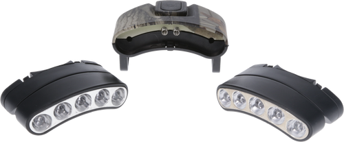 Cyclops CYCHCDTWGN Orion Tilt 30 Lumens Green/White LED Bulb Camo Clip-On