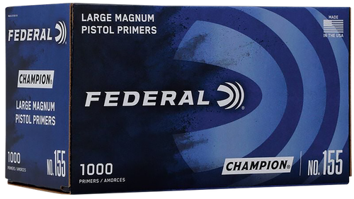 Federal 155 Champion Large Pistol Multi Caliber Handgun 1000 Per Box/5 Case