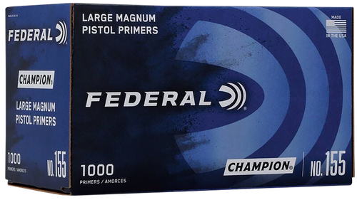 Federal 155 Champion Large Pistol Multi Caliber Handgun 1000 Per Box/5 Case