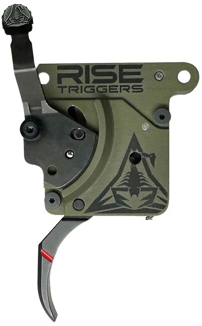Rise Armament RA740BC Reliant Trigger Black/Green Curved