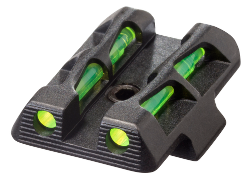 HiViz GLLW11 LiteWave Rear Sight for Glock 42/43 Green Fiber Optic Rear Sight