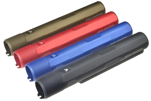 Strike ARARET7RED Advanced Receiver Extension  AR-15, AR-10 Red Anodized Aluminum