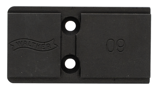 Walther Arms 5136208 Optic Plate  Black Steel Fits Walther PDP 2.0