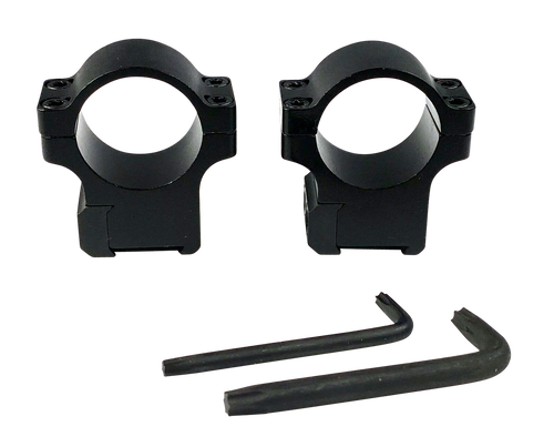 CZ-USA 40088 CZ Rings 527  Matte Black 1"