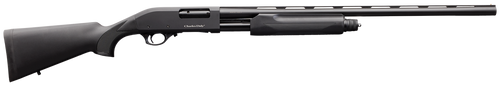 Charles Daly 930198 301  Full Size 12 Gauge Pump 3" 4+1 28" Black Vent Rib Barrel, Matte Black Aluminum Grooved Receiver, Fixed Black Synthetic Stock, Beretta/Benelli Mobil Choke Tube System