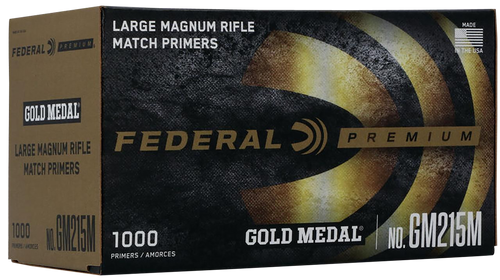 Federal GM215M Gold Medal Premium Multi Caliber 1000 Per Box/5 Case