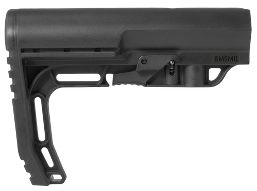 Mission First Tactical BMSMIL Battlelink Minimalist Stock Collapsible Black Synthetic for  AR-15, M16, M4 with Mil-Spec Tube (Tube Not Included)