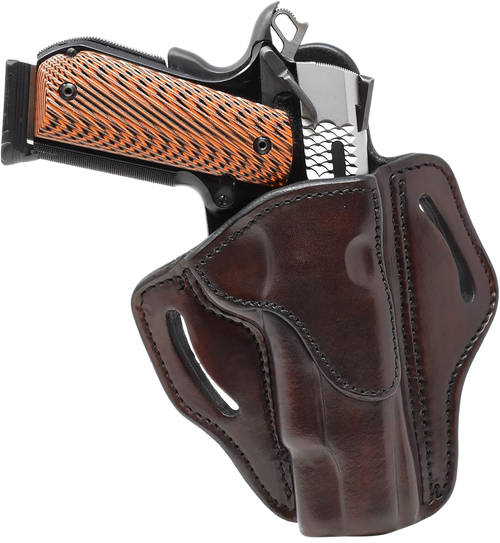 1791 Gunleather BH1SBRR BH1  OWB Size 01 Signature Brown Leather Belt Slide Fits 4-5" 1911 Right Hand