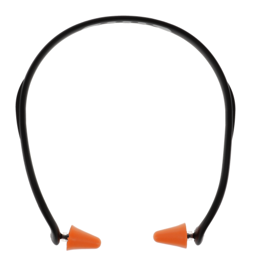Walker's GWPPLGBND Pro-Tek Ear Plug Band Foam, 25 dB, Behind The Neck Orange/Black Adult