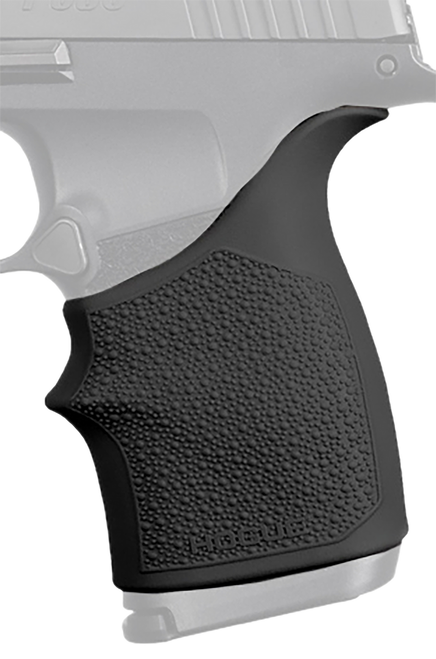 Hogue 18710 Grip Sleeve Handall Beavertail Black Rubber