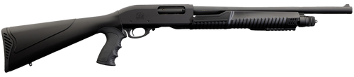 Charles Daly 930294 301  Full Size Frame 12 Gauge Pump 3" 4+1 18.50" Black Steel Barrel, Black Aluminum Receiver, Black Fixed Synthetic Stock, Black Polymer Grip