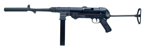 Mauser Rimfire 4400009 MP-40 Carbine Full Size 22 LR 23+1 16.30" Black Steel Barrel, Black Steel Receiver, Black Underfolding Stock