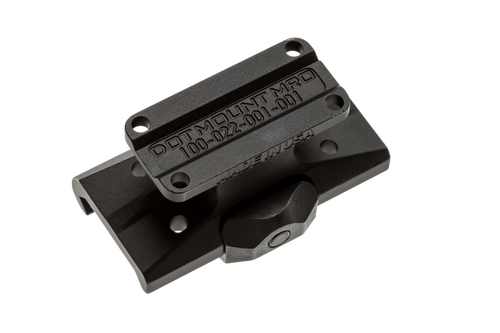 Reptilia LLC 100022 Dot Mount  Black Anodized Lower 1/3 Co-Witness