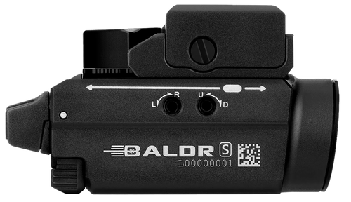 Olightstore Usa Inc BALDRSBLBK Baldr S BL  Black Anodized 100/300/800 Lumens White LED Blue Laser