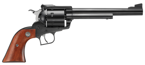 Ruger 0802 Super Blackhawk  Large Frame 44 Rem Mag/44 Special 6rd 7.50" Blued Alloy Steel Barrel, Cylinder & Frame, Hardwood Grip, Transfer Bar Safety, Exposed Hammer