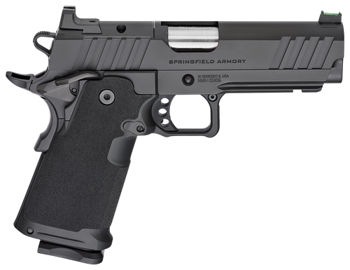 Springfield Armory PH9117AOS Prodigy  9mm Luger 20+1/17+1 4.25" Bull Barrel, Black Cerakote Carbon Steel Frame w/Picatinny Acc. Rail, Optic Ready Slide, Polymer Grip, Fiber Optic Sight