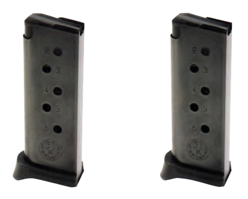 Ruger 90643 LCP Value Pack 6rd 380 ACP Blued Steel 2 Per Pack