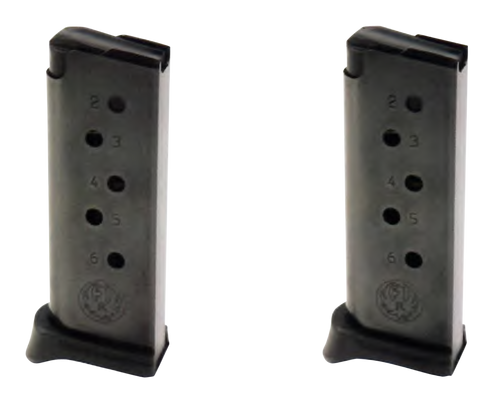 Ruger 90643 LCP Value Pack 6rd 380 ACP Blued Steel 2 Per Pack