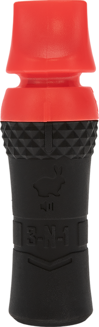 Hunters Specialties HSJS3N1PRCALL 3-In-1 Predator Call Black/Red