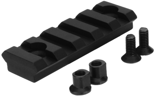 TacFire MAR101 KeyMod Picatinny Rail 2 Inch 5 Slots  Black
