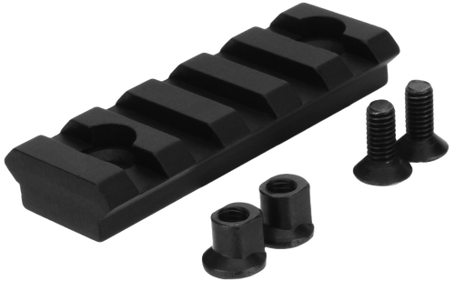 TacFire MAR101 KeyMod Picatinny Rail 2 Inch 5 Slots  Black