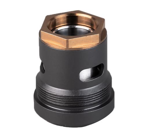 SilencerCo AC2448 3-Lug Mount  45 ACP Black Steel