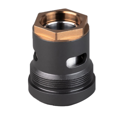 SilencerCo AC2448 3-Lug Mount  45 ACP Black Steel