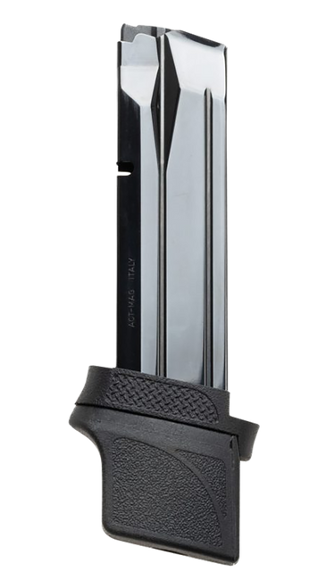 Xtech Tacitcal XTT140FPCEXTMAG   22rd 9mm Fits FPC & M&P9 Compact Black Stainless Steel