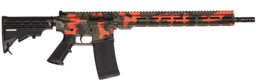 Great Lakes Firearms GL15223MCMP AR-15 Mission 223 Wylde 30+1 16", Deer Camp Camo Rec/15" M-Lok Handguard, Black Carbine Stock & A2 Grip, Muzzle Brake