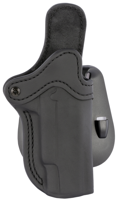 1791 Gunleather ORPDH1SBLR BH1 Optic Ready OWB 01 Stealth Black Leather Paddle Fits 4-5" 1911