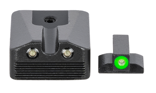 Meprolight USA 412213111 Hyper-Bright  Green Tritium Green Outline Front Sight-Green Tritium Black Outline Rear Sight Kimber 1911 WEDGE