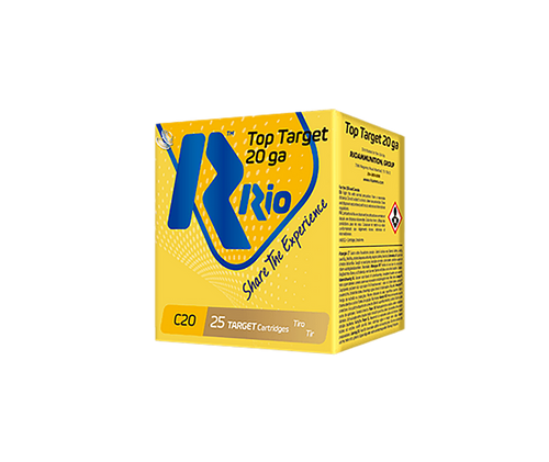 Rio Ammunition TT208 Top Target  20Gauge 2.75" 7/8oz 8Shot 25 Per Box/10 Case