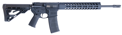HM Defense HM15FMB556 Defender M5  5.56x45mm NATO Caliber with 16" Barrel, 30+1 Capacity, Black Hard Coat Anodized Metal Finish, Black Mil-Spec HM Stock & Enhanced Polymer Grip Right Hand
