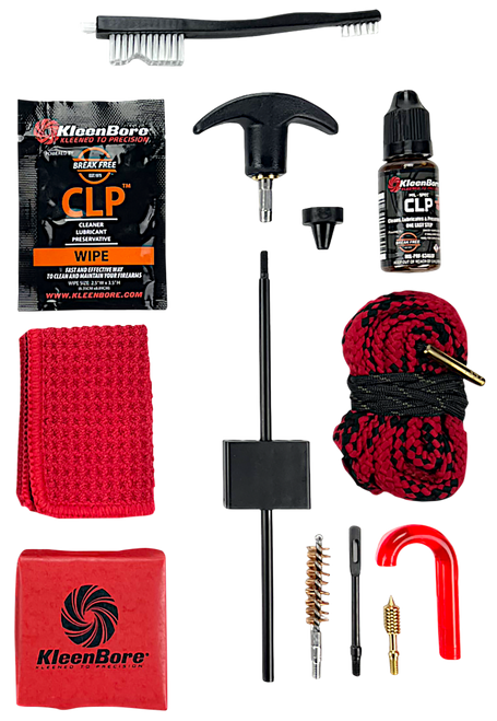 KleenBore KDS9 Dual Kleen Rod & Pull Through Rope Cleaner .38/ .357/ 9mm Handgun