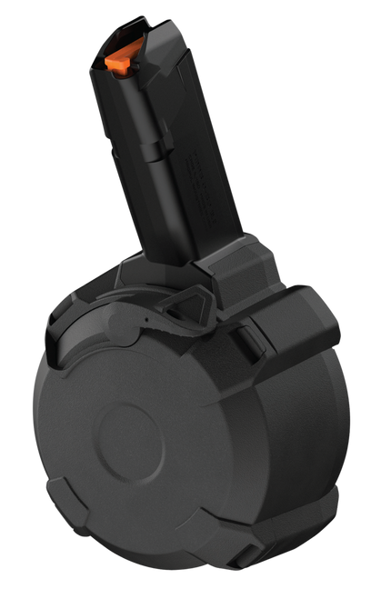 Magpul MAG1137BLK PMAG D-50 GL9-PCC 50rd Drum 9mm Luger Black Polymer Glock Style Fits Post PCC (NOT B&T GHM9 & KelTec Sub 2000)